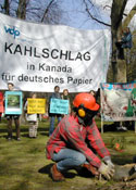 Aktion vom 4.4.2003 in Bonn - Foto: Stephan Röhl
